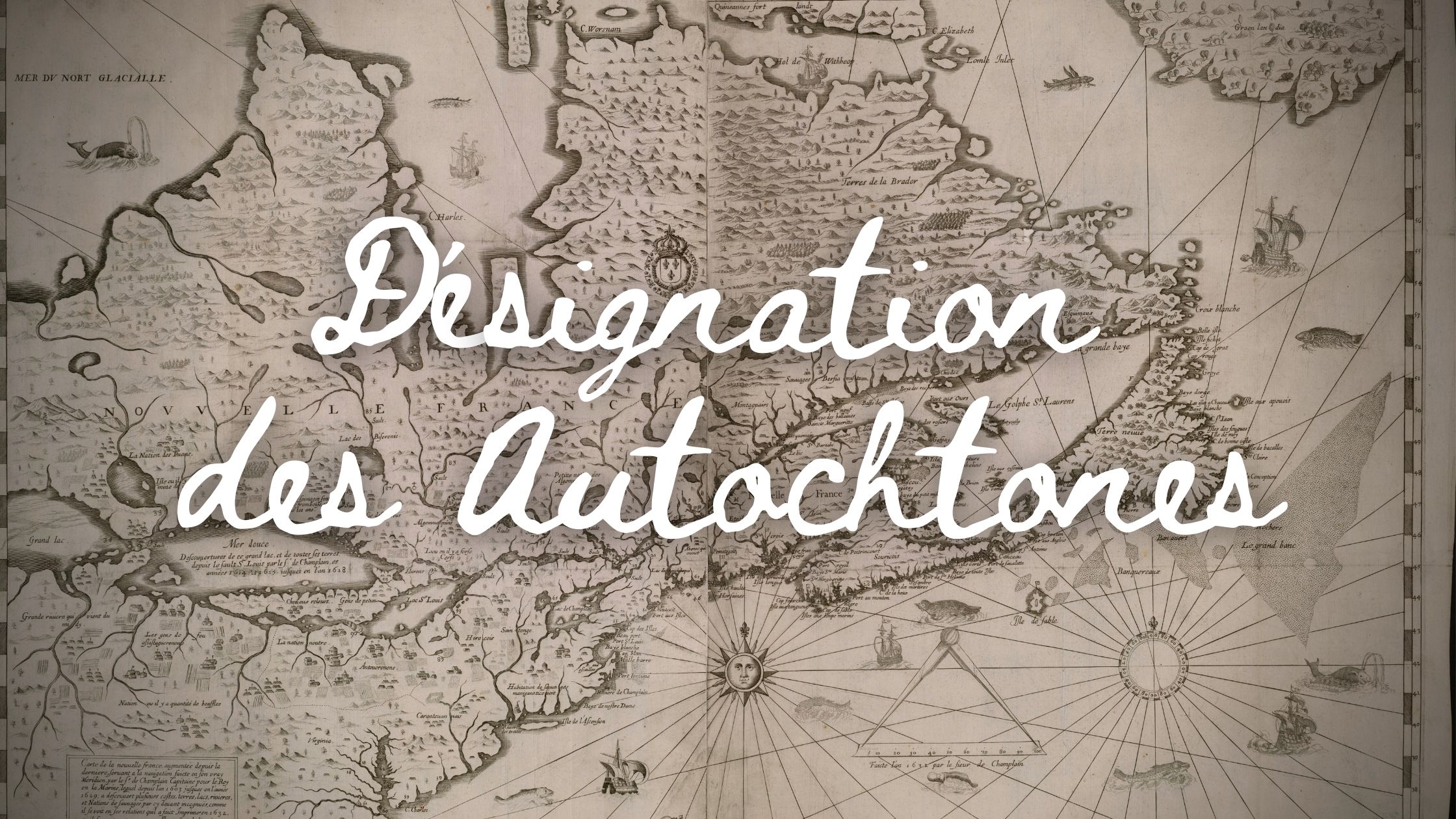 Désignation des Autochtones en 2021 dans un contexte de jeu se situant au XVIIe siècle